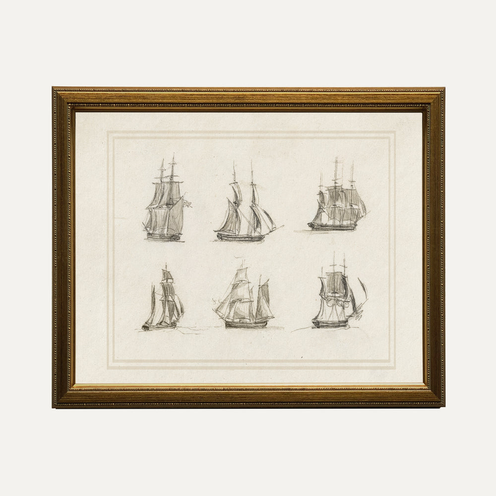 FINE ART PAPER PRINT - Nautical charm 