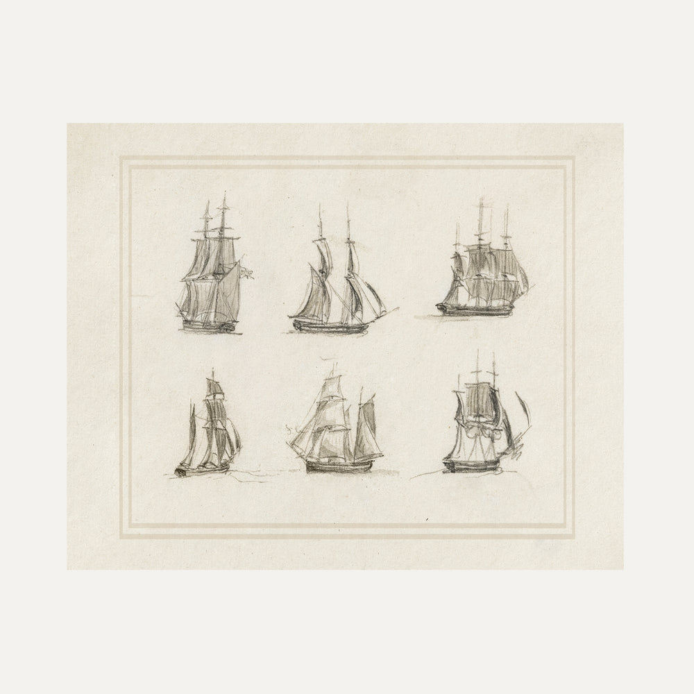 FINE ART PAPER PRINT - Nautical charm 