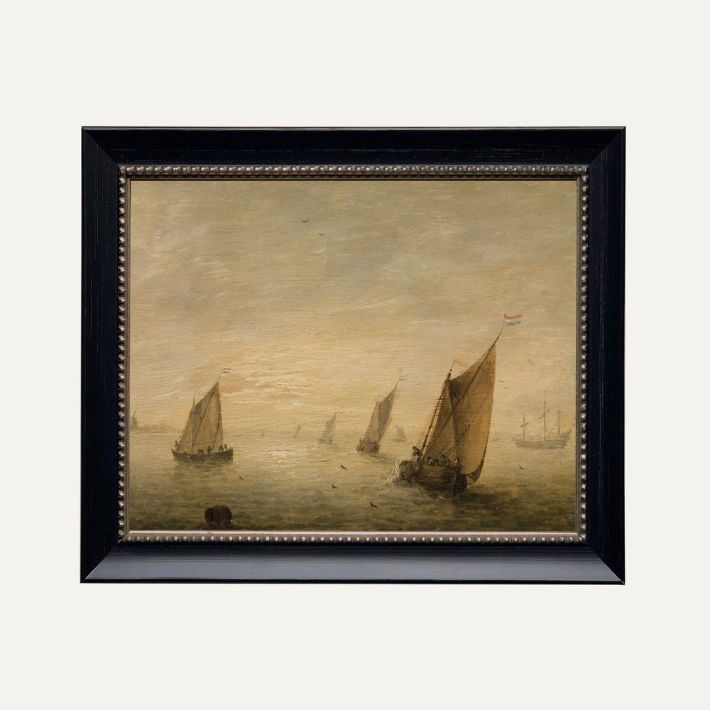 Impression sur papier beaux-arts- Les voiliers