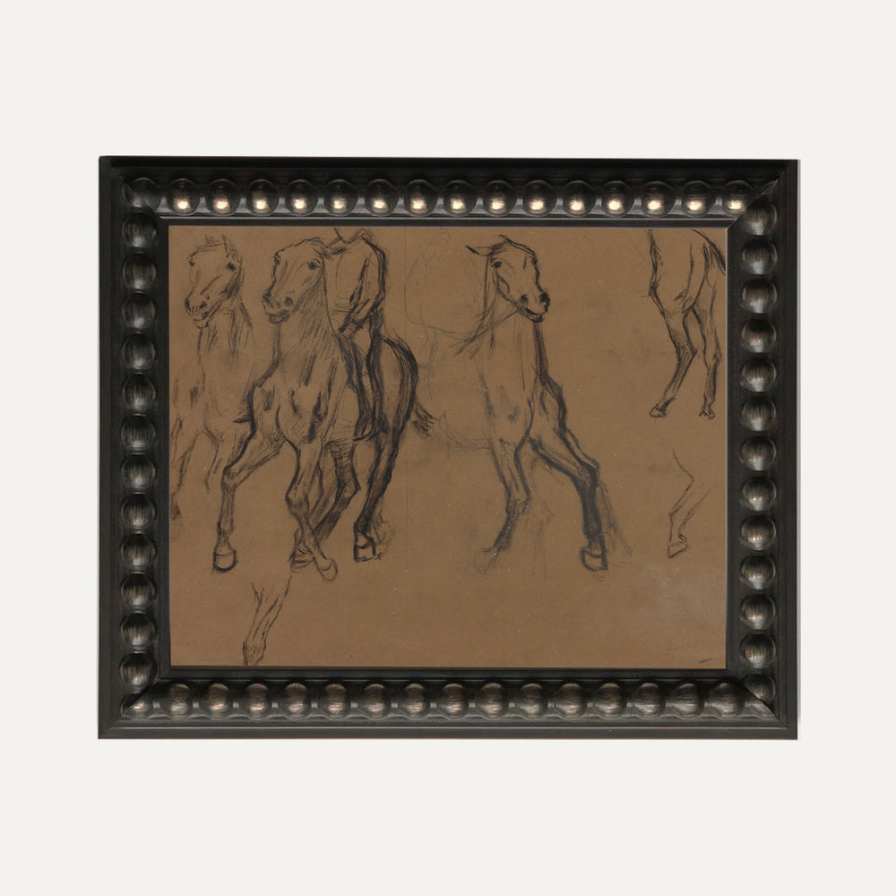 Impression sur papier beaux-arts- Les chevaux
