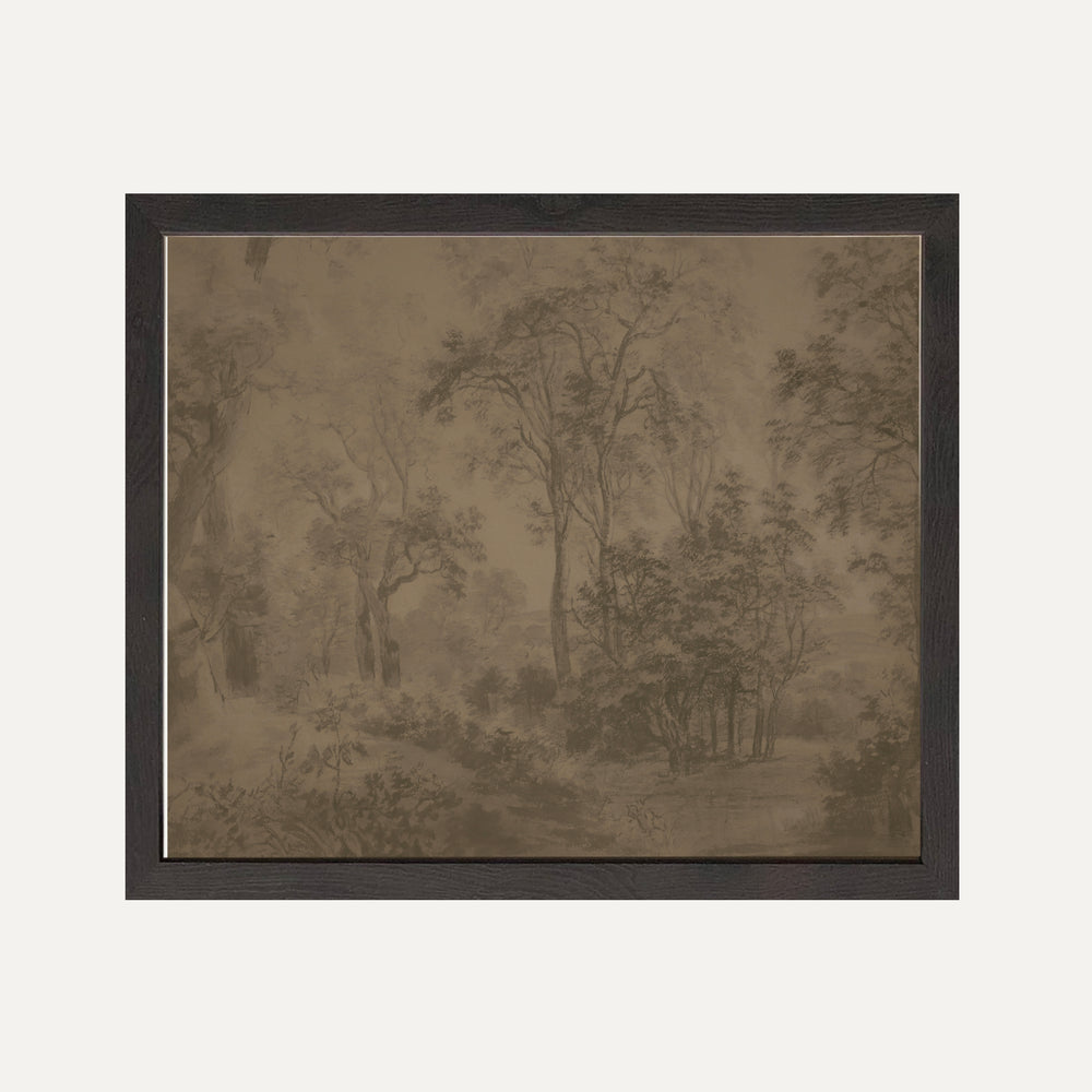 Impression sur papier beaux-arts- Paysage endormie