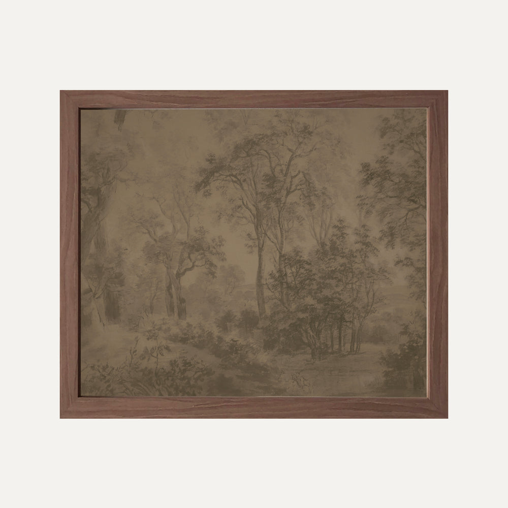 Impression sur papier beaux-arts- Paysage endormie