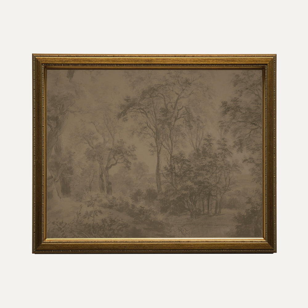 Impression sur papier beaux-arts- Paysage endormie