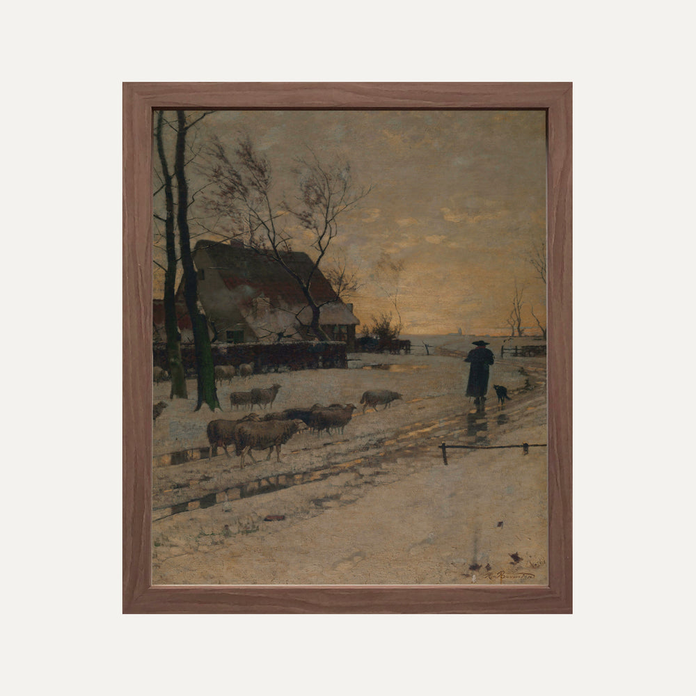FINE ART PAPER PRINT - Quiet snow