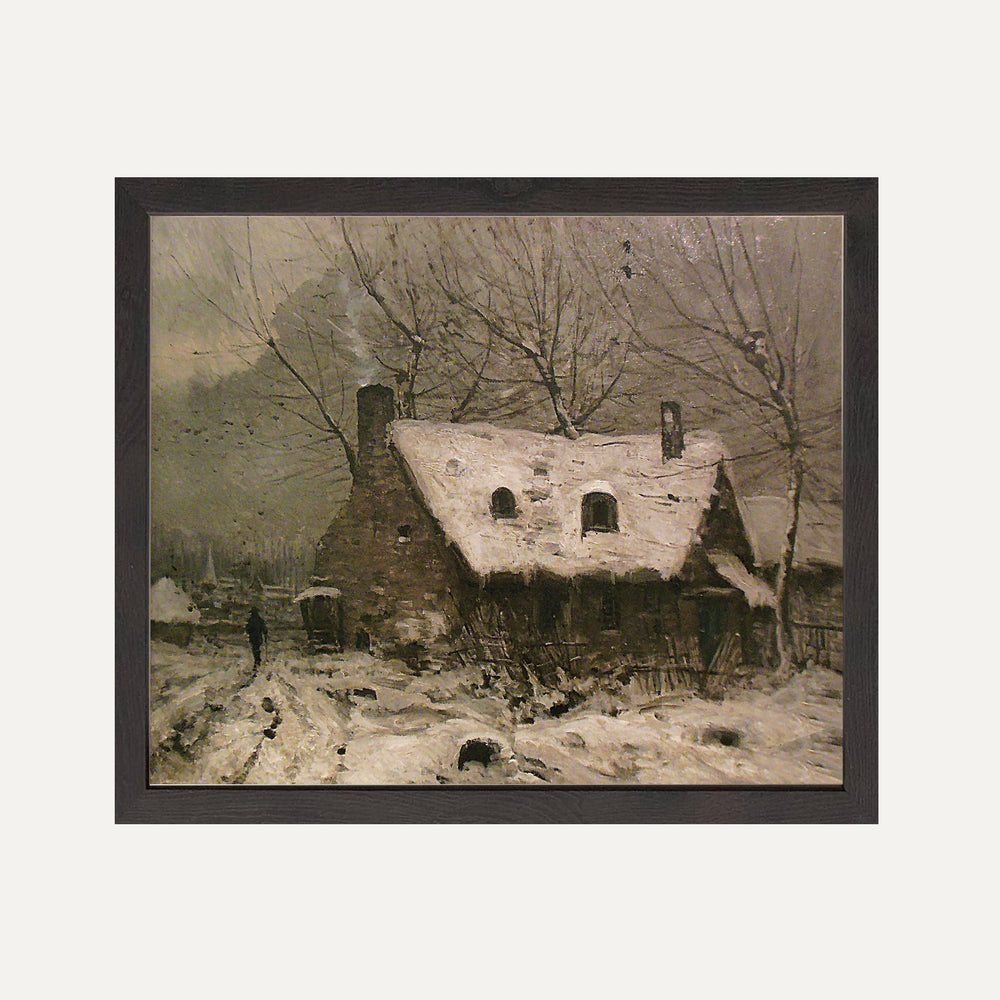 FINE ART PAPER PRINT - Haven in the Snow