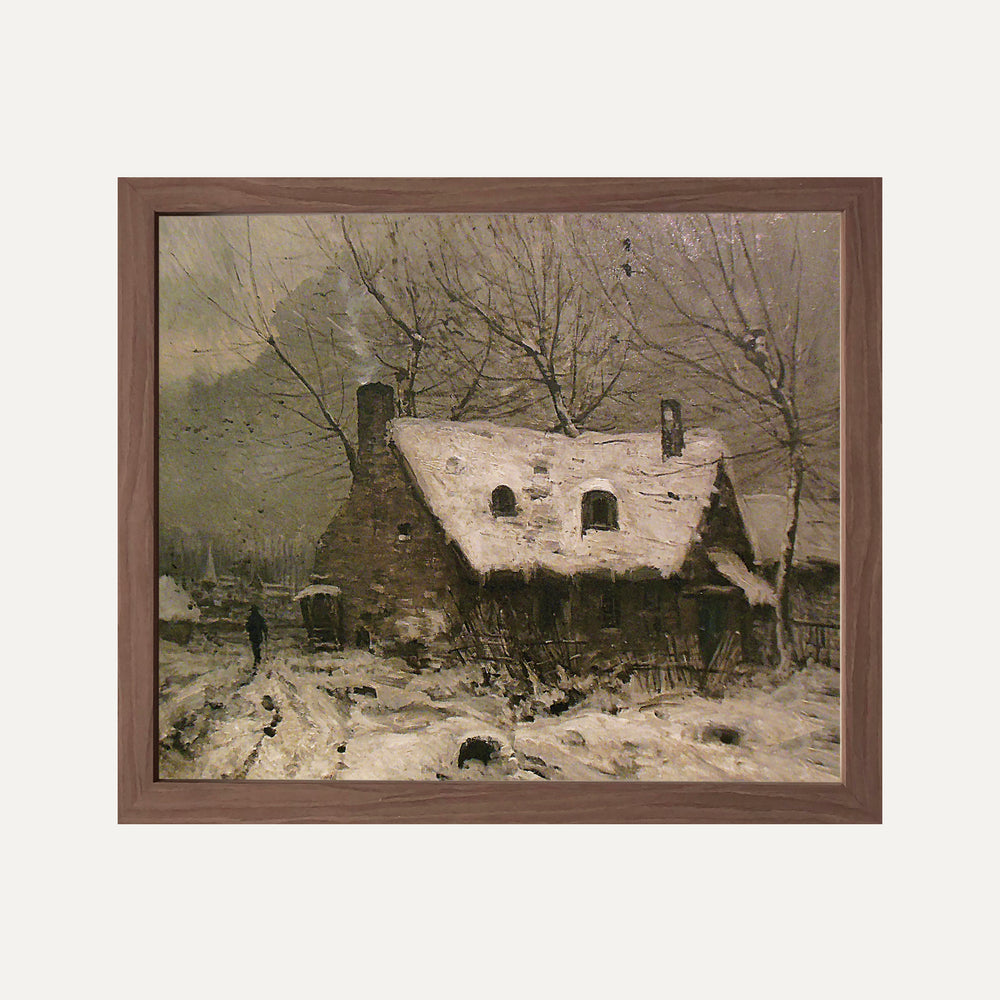 FINE ART PAPER PRINT - Haven in the Snow
