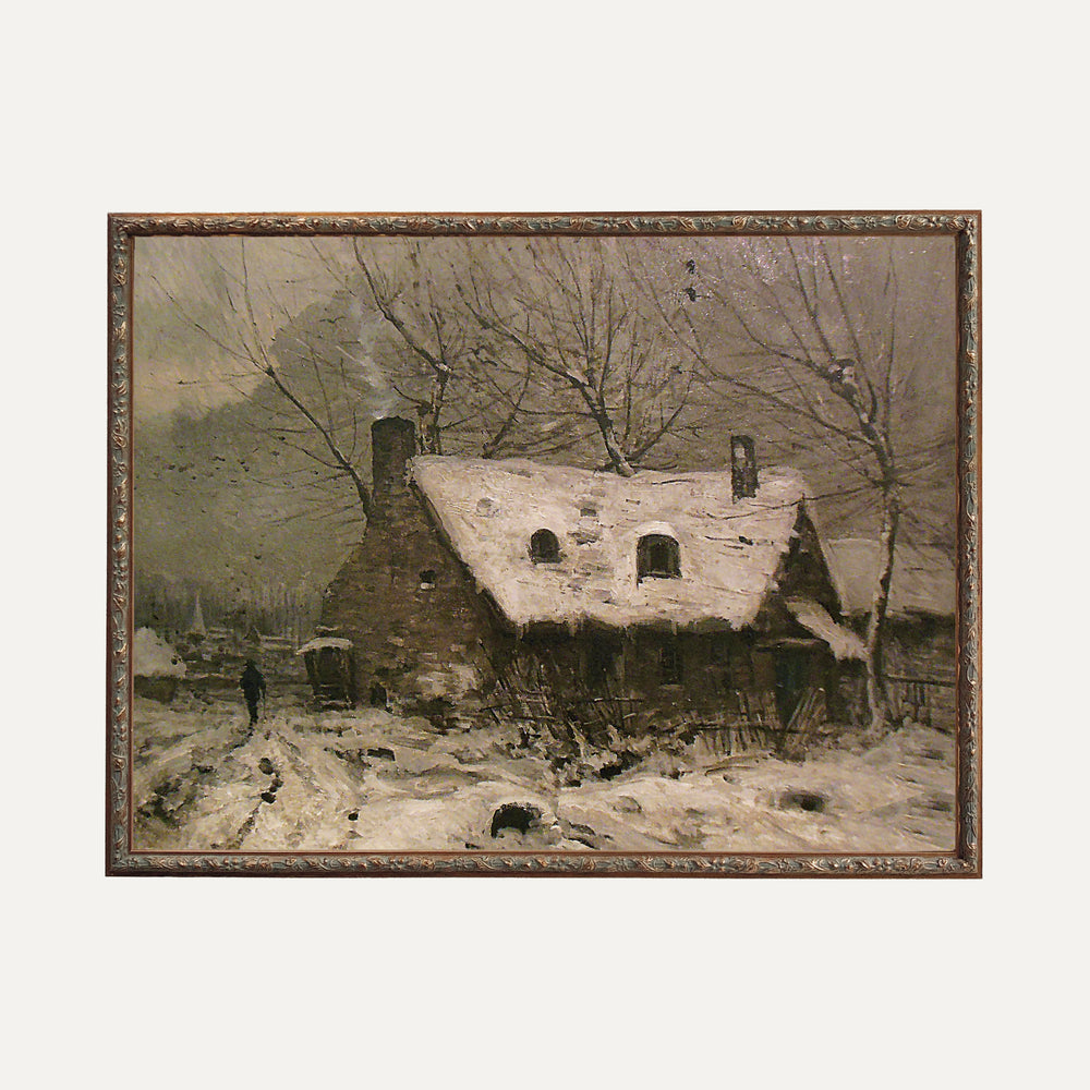 FINE ART PAPER PRINT - Haven in the Snow