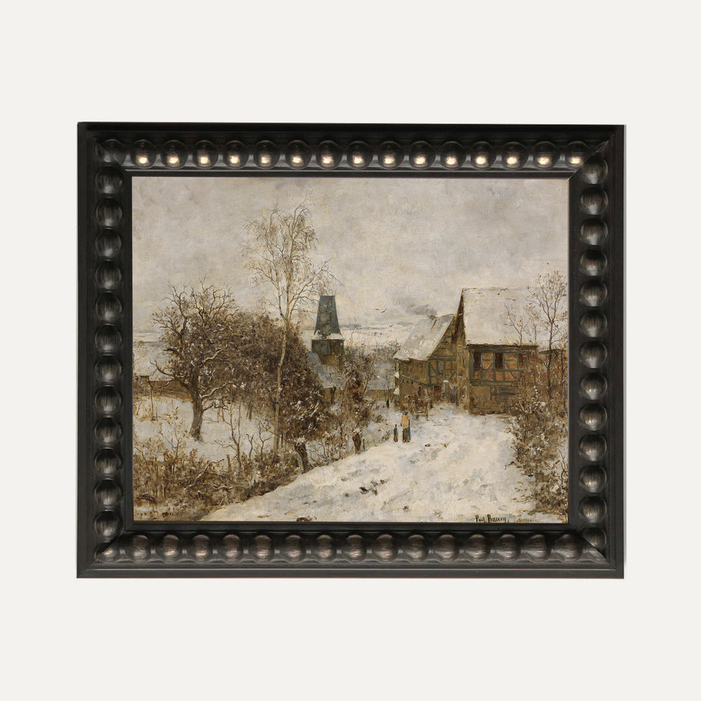 Impression sur papier beaux-arts- Neige et Silence
