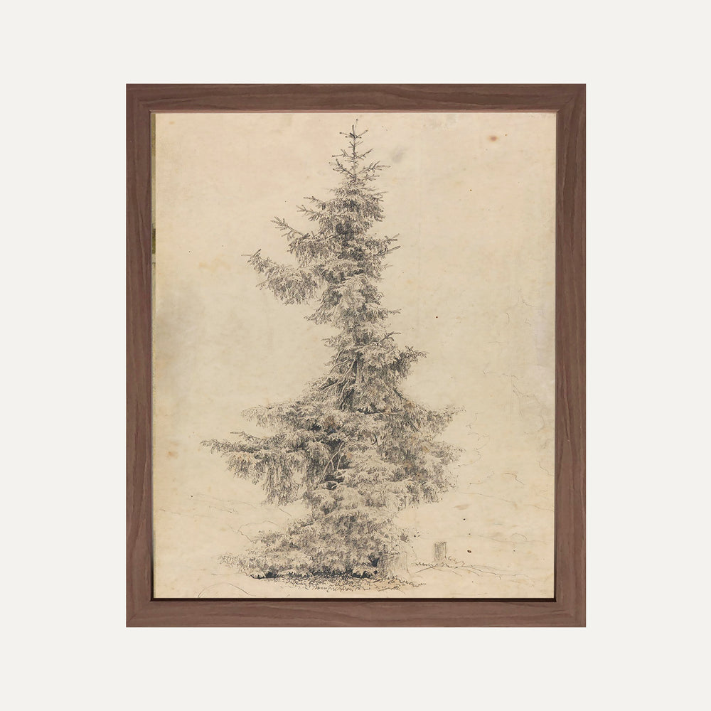 Impression sur papier beaux-arts - Mon beau sapin