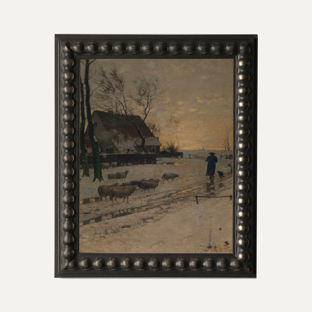 FINE ART PAPER PRINT - Quiet snow