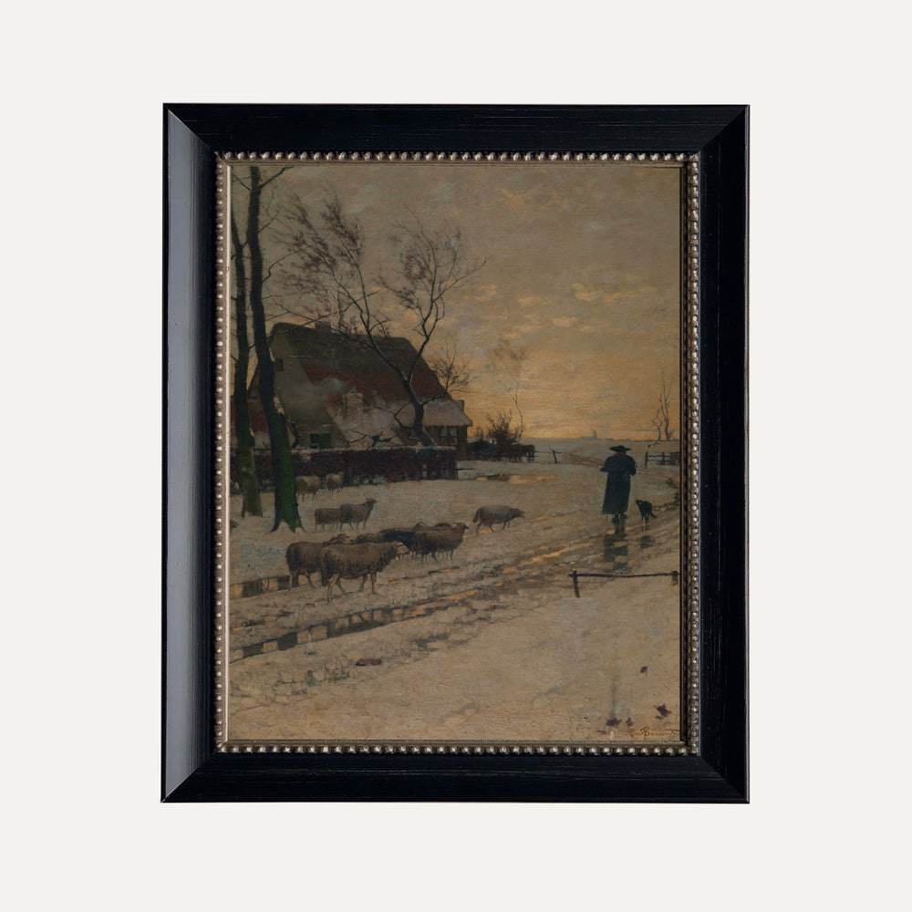 FINE ART PAPER PRINT - Quiet snow