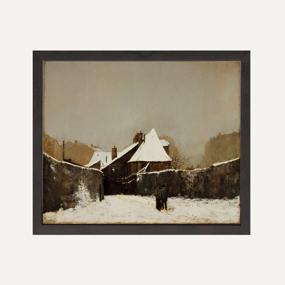 FINE ART PAPER PRINT - Quiet road