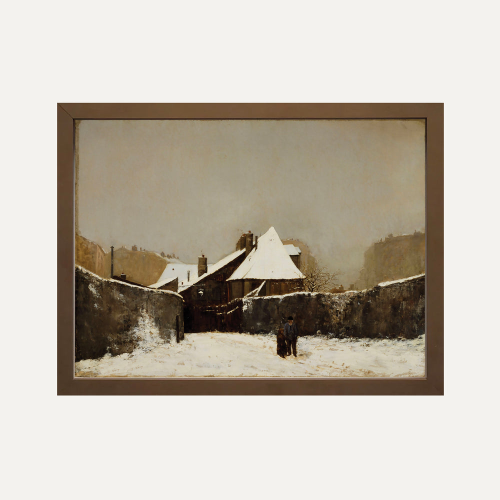 FINE ART PAPER PRINT - Quiet road