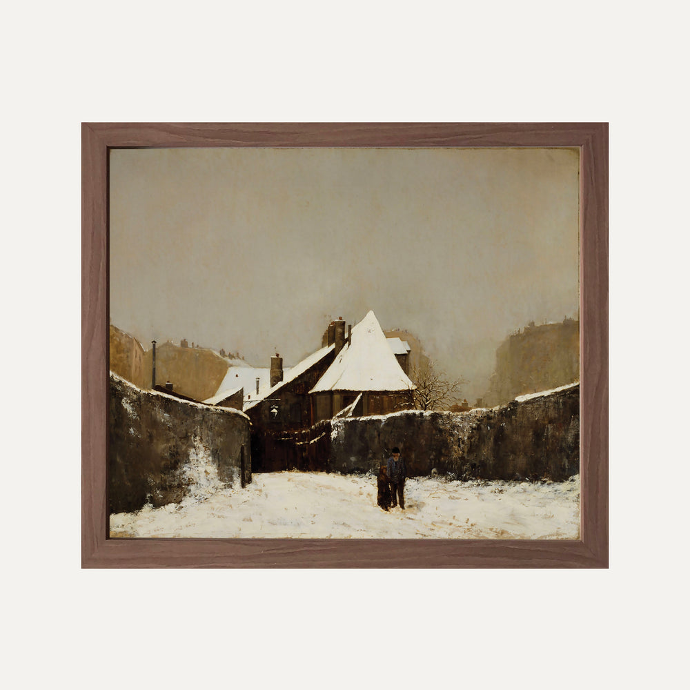 FINE ART PAPER PRINT - Quiet road
