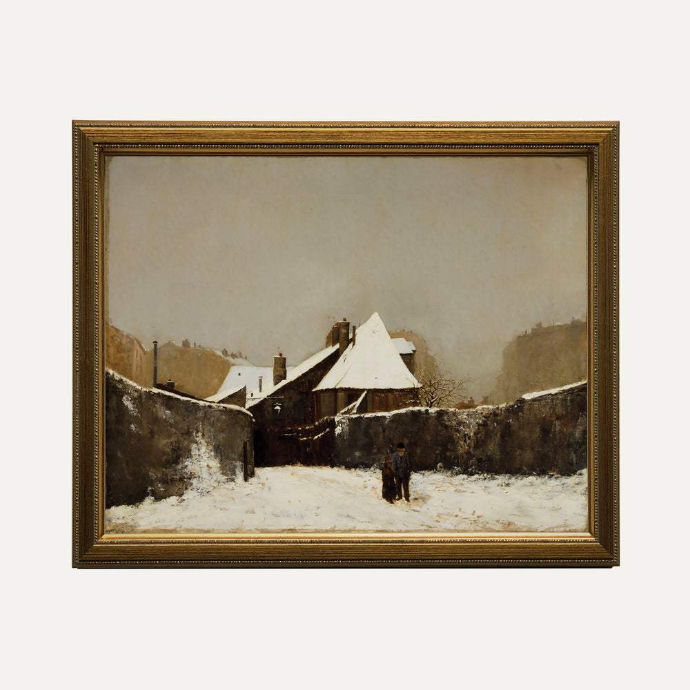 FINE ART PAPER PRINT - Quiet road
