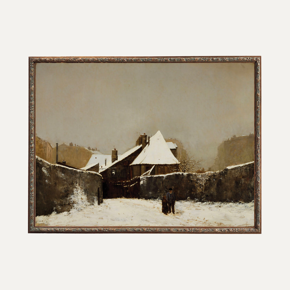 FINE ART PAPER PRINT - Quiet road