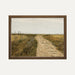 timeless wall art country road painting - cadre peinture chemin de campagne vintage