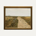 timeless wall art country road painting - cadre peinture chemin de campagne vintage
