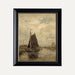 peinture vintage voilier - wall art timeless painting sail