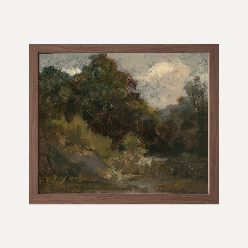 Impression sur papier beaux-arts- peinture paysage