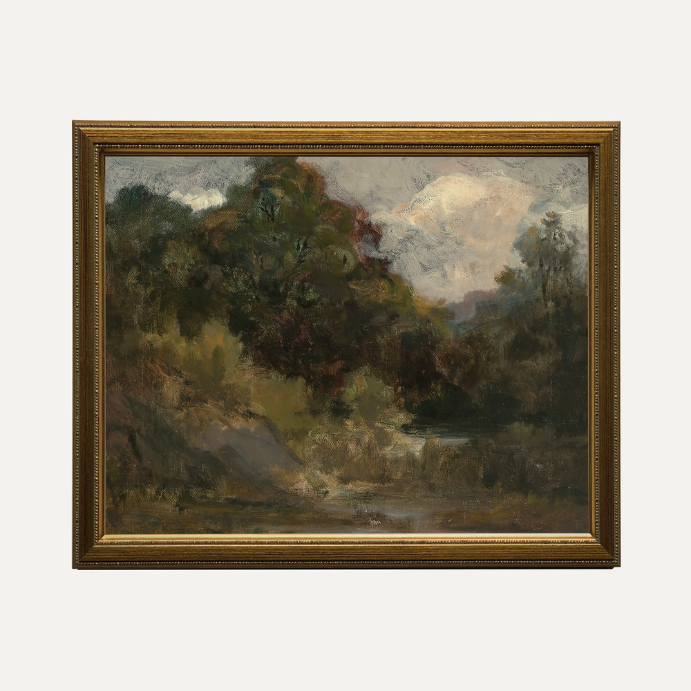 Impression sur papier beaux-arts- peinture paysage