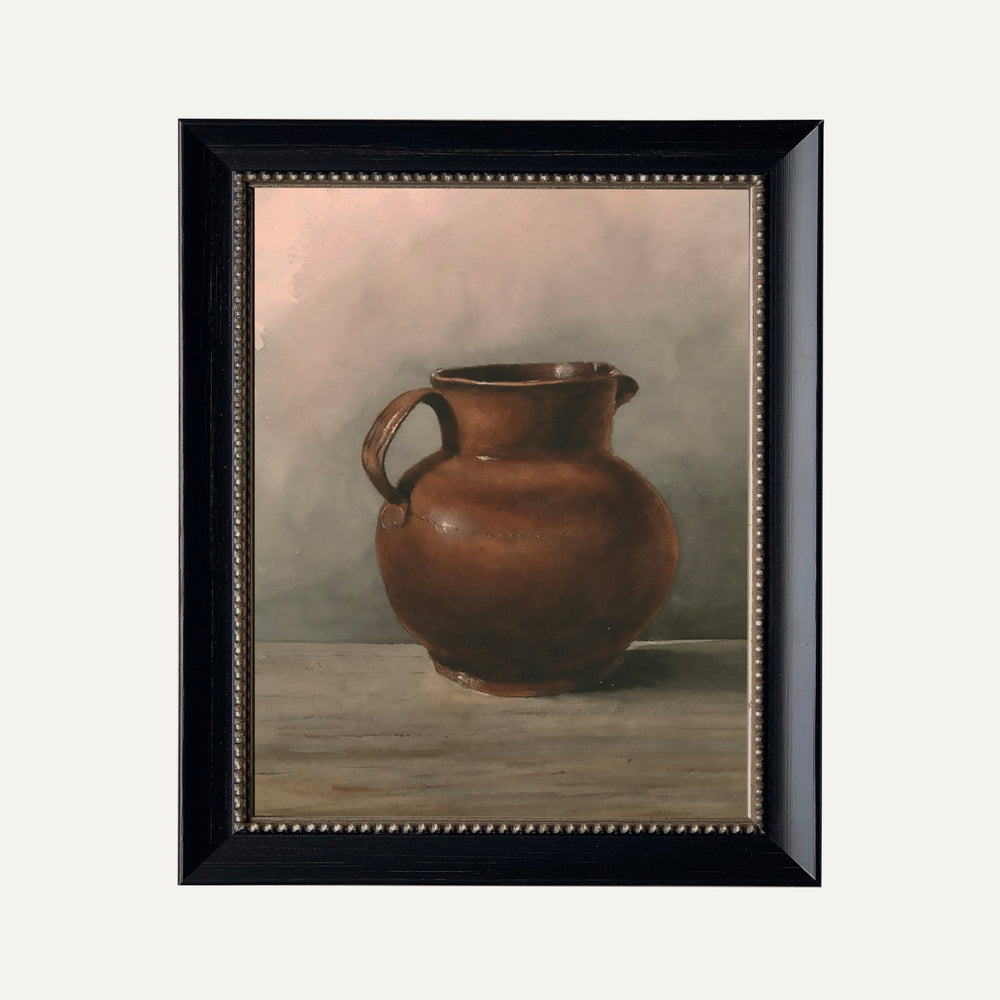 FINE ART PAPER PRINT - Copper pot still life