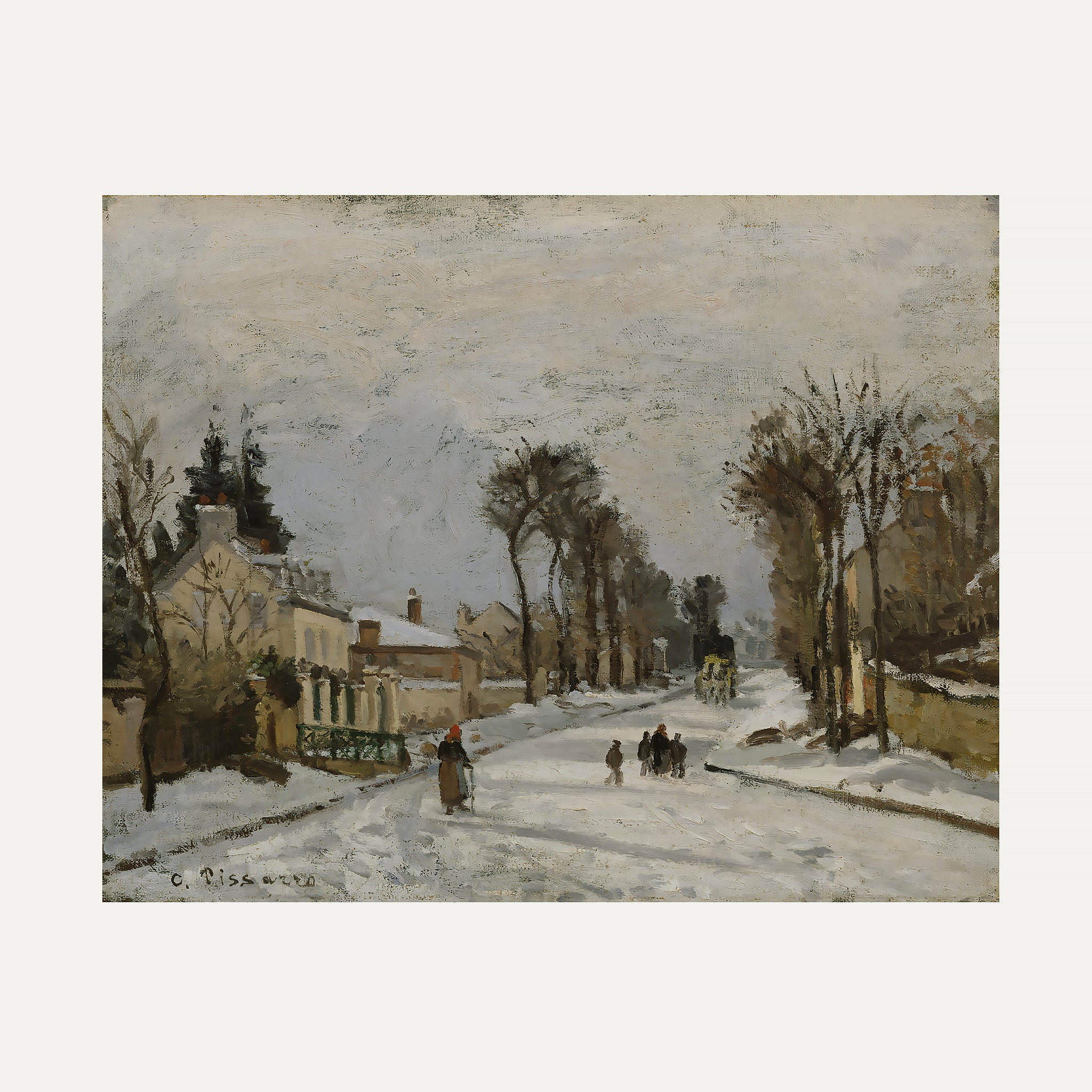 FINE ART PAPER PRINT - Quiet road