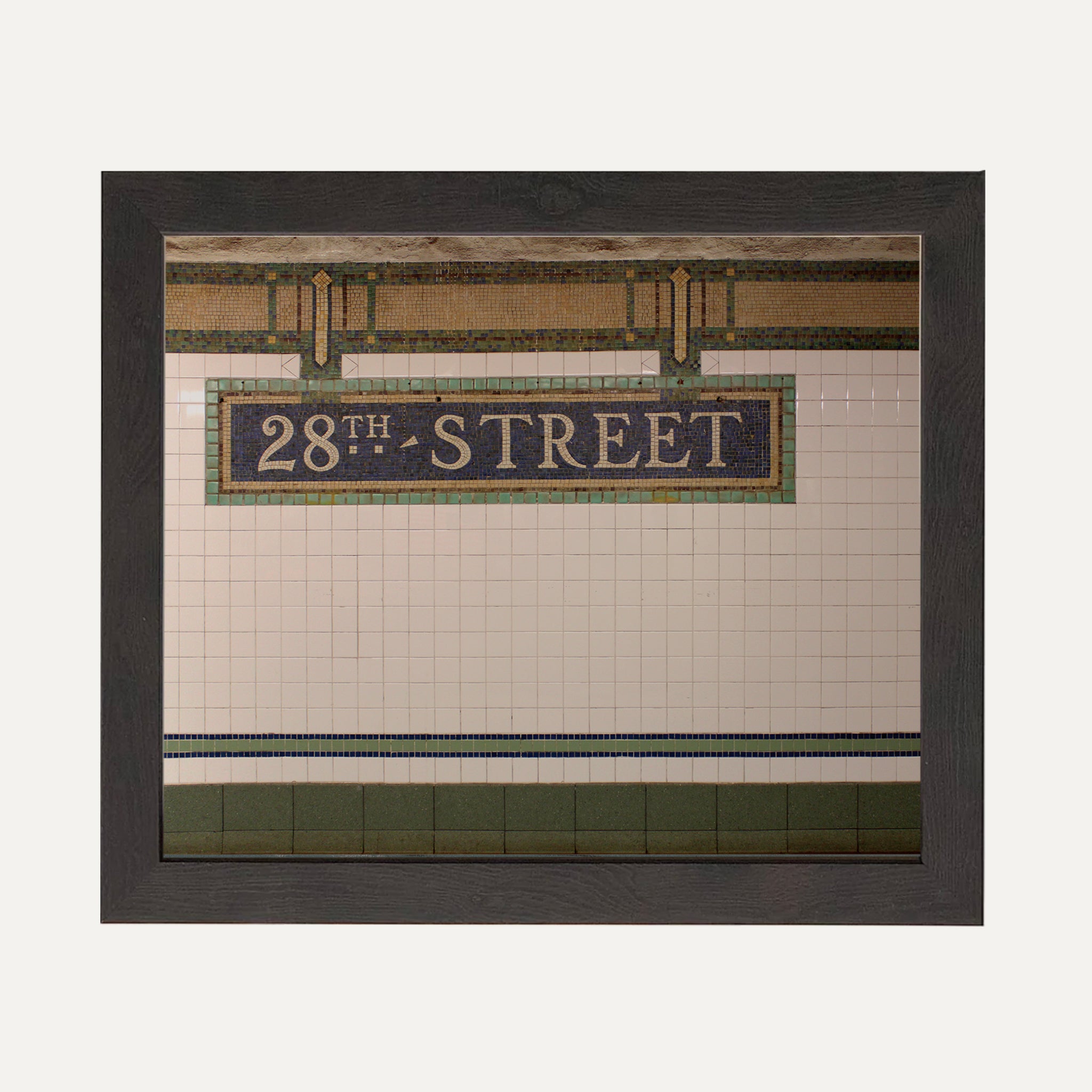 fine art print New York subway 28th street