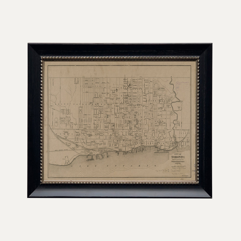 Custom Fine Art Printing | Vintage Artwork on Fine Art Paper | Vintage historic map Toronto