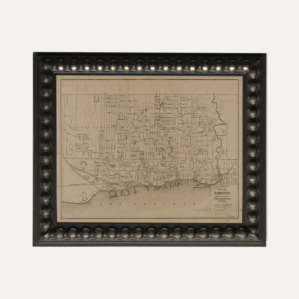 Custom Fine Art Printing | Vintage Artwork on Fine Art Paper | Vintage historic map Toronto