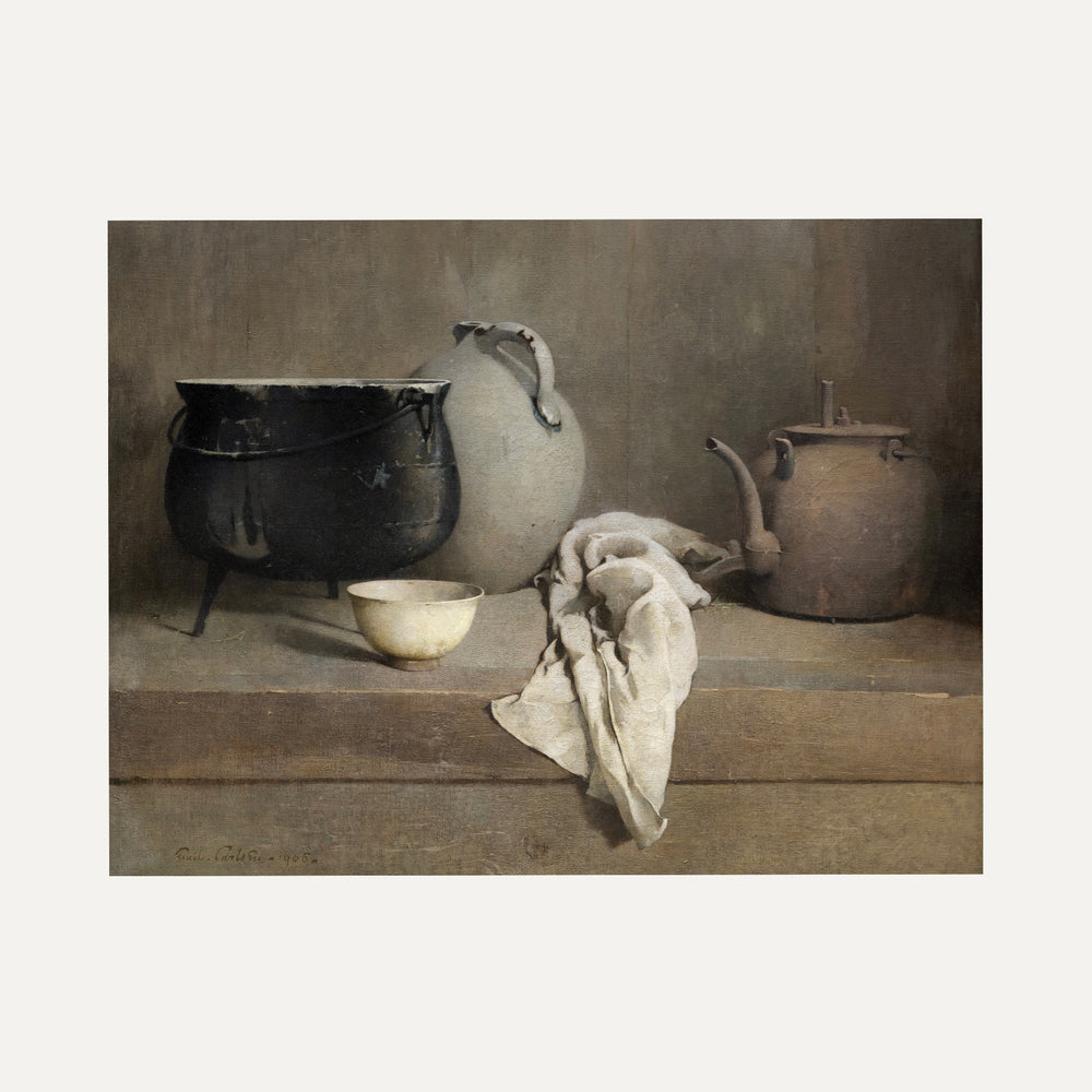 FINE ART PRINT - EPICURIAN KITCHEN CLASSIC PAINTING 