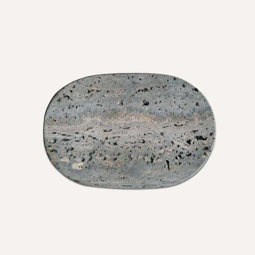 TRAVERTINE SOAP DISH - Thalassa