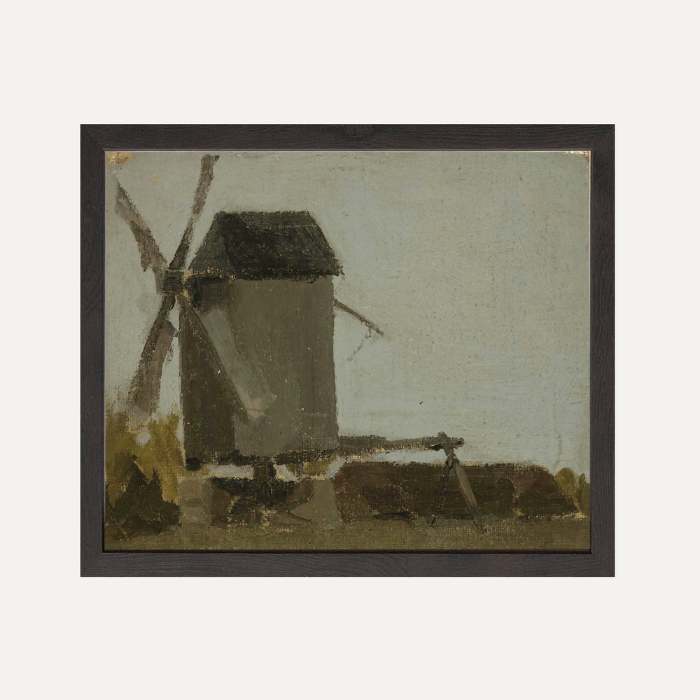 Impression sur papier beaux-arts - Le moulin