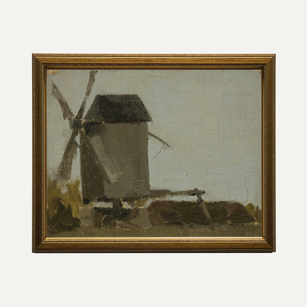 Impression sur papier beaux-arts - Le moulin
