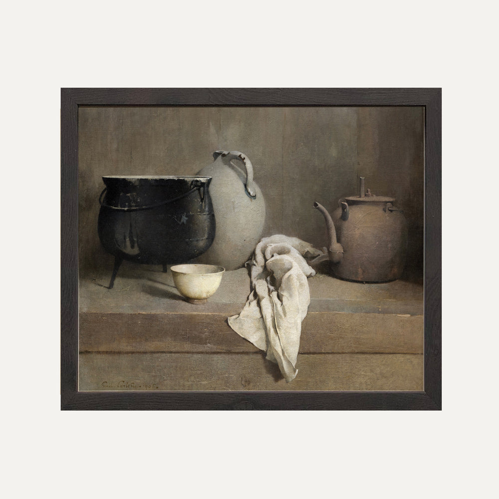 FINE ART PRINT - EPICURIAN KITCHEN CLASSIC PAINTING 