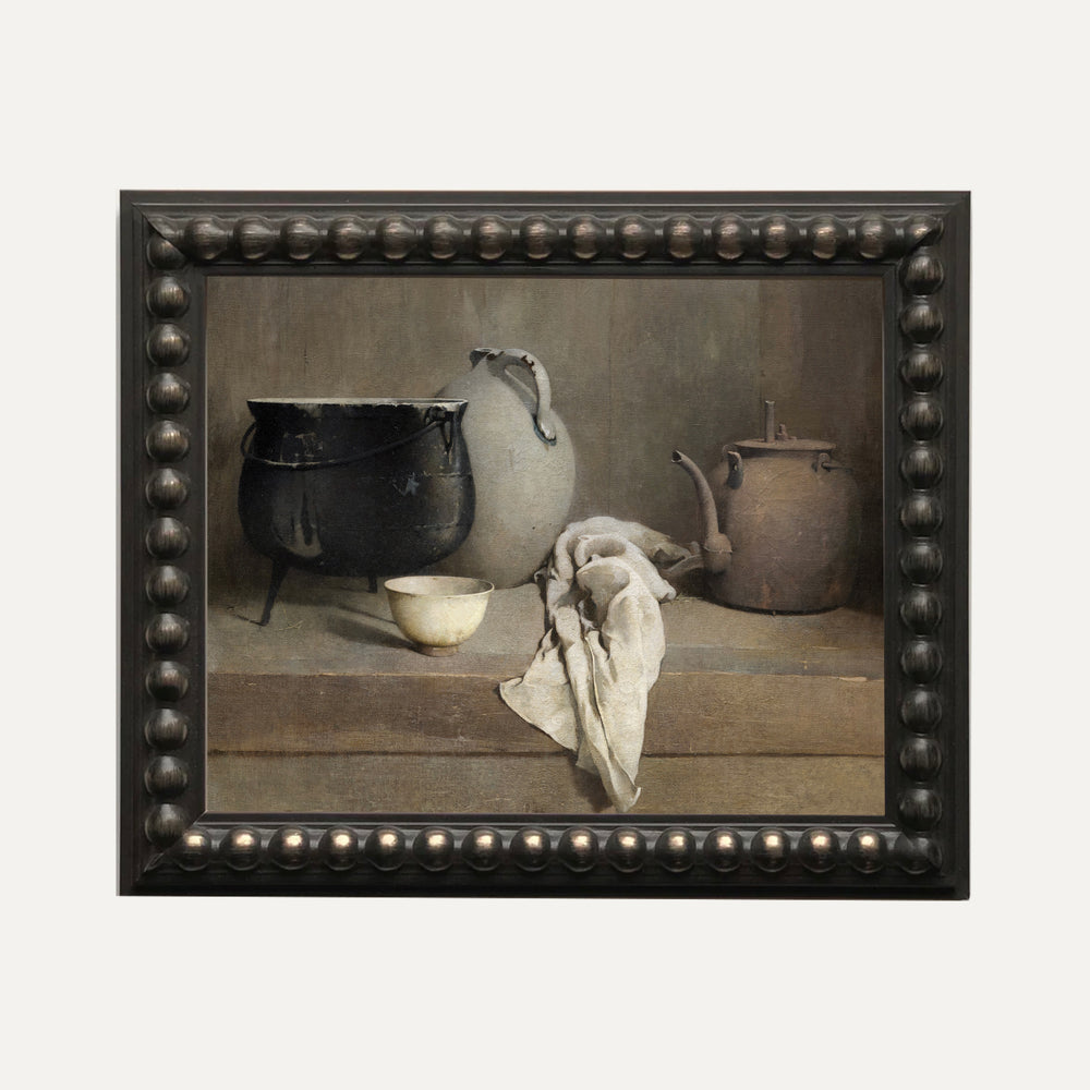 FINE ART PRINT - EPICURIAN KITCHEN CLASSIC PAINTING 