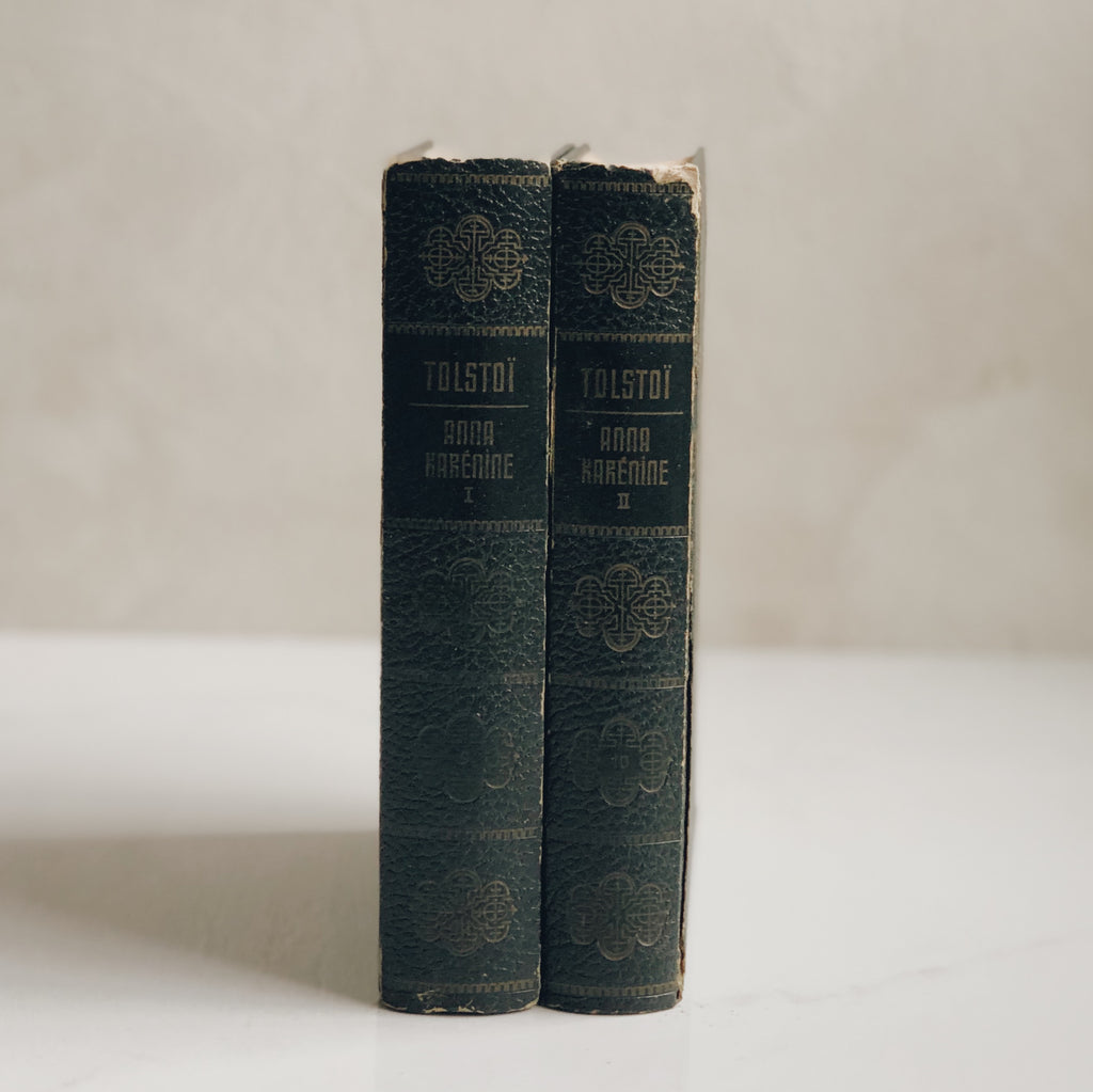 2 livres vintage - oeuvre Tolstoï