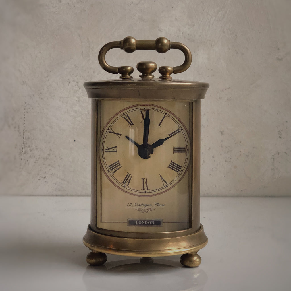 Horloge en laiton vintage