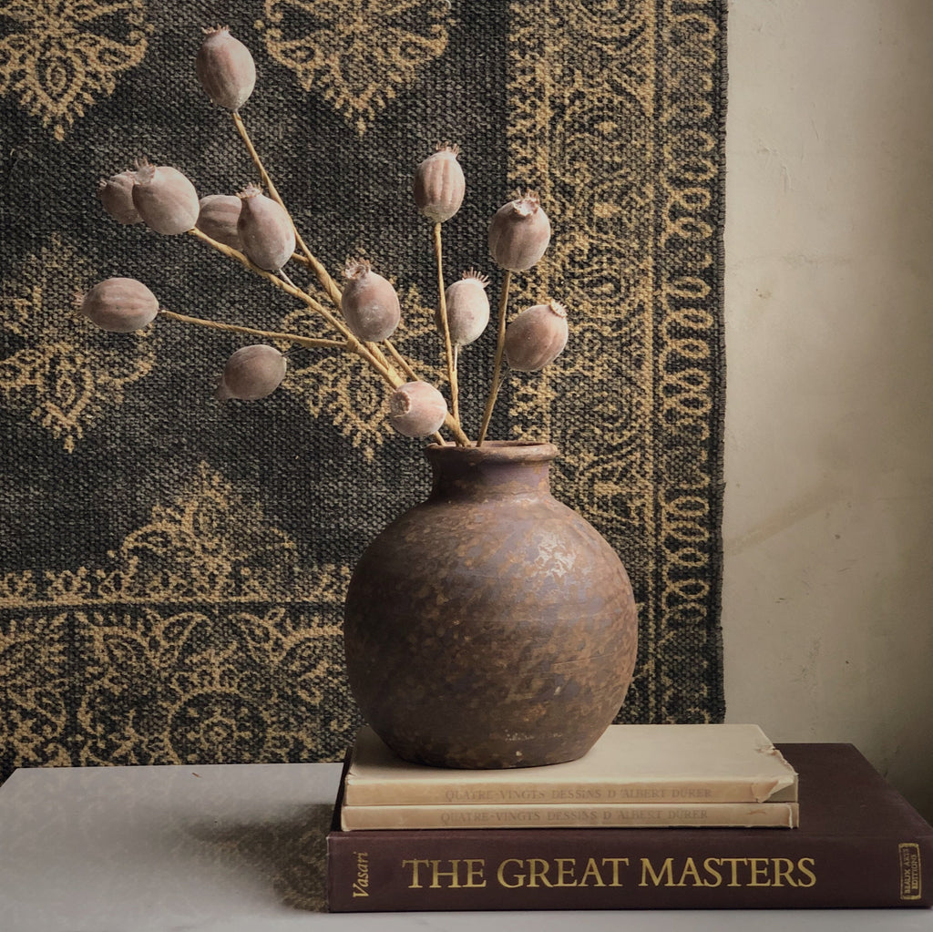 Sur mon x - curated home decor accessories Sandstone vase - pebble accessoire de décoration maison vintage Vase en grès - galet