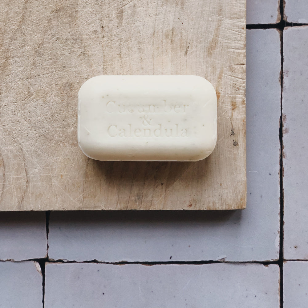 Accessoire de décoration maison Savon naturel - concombre & calendula vintage Sur mon X