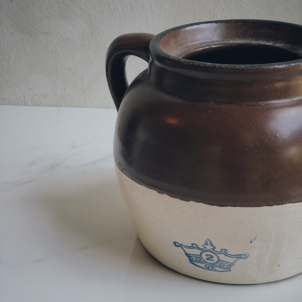Pot en grès vintage
