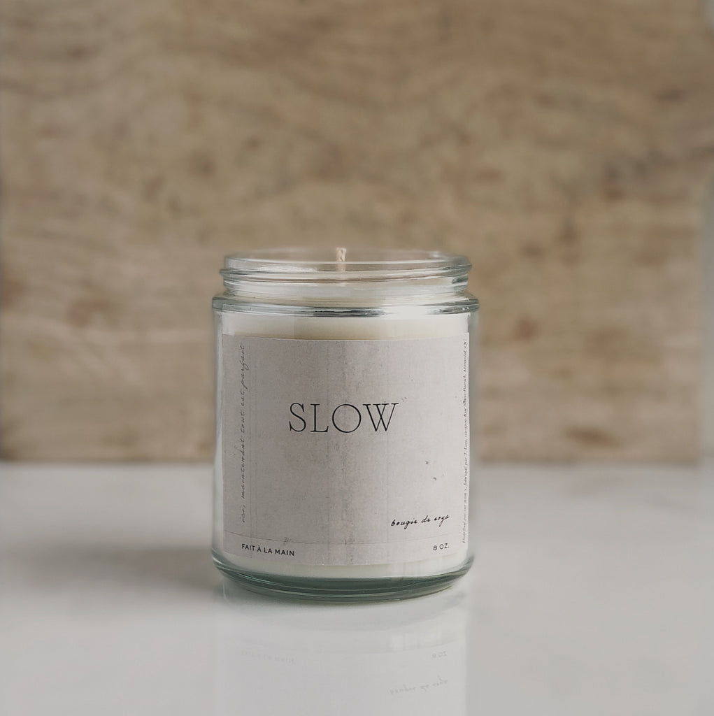 SLOW NATURAL CANDLE